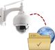 Kamera IP Luxury Kamera zewnętrzna IP P2P WiFi HD 920p Obrotowa uniwersalny 4
