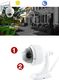 Kamera IP Luxury Kamera zewnętrzna IP P2P WiFi HD 920p Obrotowa uniwersalny 9