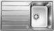 Zlewozmywak Blanco Lemis 45 S-IF stal szczotkowana z korkiem automatycznym (523031) 1