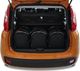 KJUST FIAT PANDA 2012+ TORBY DO BAGAŻNIKA 3 SZT uniwersalny 1