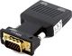 Adapter AV Apte HDMI - D-Sub (VGA) + Jack 3.5mm czarny (1267-uniw) 3
