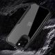 Crong Crong Hybrid Clear Cover - Zestaw etui iPhone 11 (czarny) + szkło hybrydowe 9H uniwersalny 8