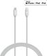 Kabel USB Kanex USB-C - Lightning 1.2 m Srebrny (36321-uniw) 1