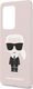 Karl Lagerfeld Karl Lagerfeld Fullbody Silicone Iconic - Etui Samsung Galaxy S20 Ultra (Pink) uniwersalny 3