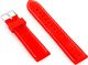 Pasek gumowy do zegarka przeszywany czerwony 22mm uniwersalny 2