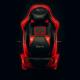 Fotel Clutch Chairz Throttle Series “PewDiePie” LED Edition czerwony (THPDP-LED-1) 1