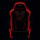 Fotel Clutch Chairz Throttle Series “PewDiePie” LED Edition czerwony (THPDP-LED-1) 2