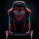 Fotel Clutch Chairz Throttle Series “PewDiePie” LED Edition czerwony (THPDP-LED-1) 4