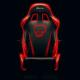Fotel Clutch Chairz Throttle Series “PewDiePie” LED Edition czerwony (THPDP-LED-1) 8