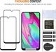 Szkło hartowane 5D SAMSUNG GALAXY A40 czarne Full Glue 4