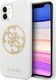 Guess Guess Circle Glitter 4G - Etui iPhone 11 (biały) uniwersalny 1