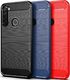 Hurtel Carbon Case elastyczne etui pokrowiec Xiaomi Redmi Note 8T niebieski 13