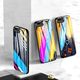 Hurtel Color Glass Case etui pokrowiec nakładka ze szkła hartowanego z osłoną na aparat iPhone 8 Plus / iPhone 7 Plus pattern 5 10