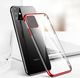 Hurtel Clear Color case żelowy pokrowiec etui z metaliczną ramką Samsung Galaxy A71 czerwony 4