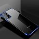Hurtel Clear Color case żelowy pokrowiec etui z metaliczną ramką Samsung Galaxy A71 czerwony 9