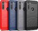 Hurtel Carbon Case elastyczne etui pokrowiec Motorola Moto G8 Power czarny 7