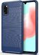Hurtel Carbon Case elastyczne etui pokrowiec Samsung Galaxy A41 niebieski 1
