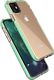 Hurtel Spring Case pokrowiec żelowe etui z kolorową ramką do iPhone 11 czarny 2