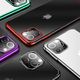 Hurtel Clear Color case żelowy pokrowiec etui z metaliczną ramką iPhone 11 niebieski 5