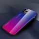 Hurtel Gradient Glass etui pokrowiec nakładka ze szkła hartowanego iPhone 11 zielono-fioletowy 10