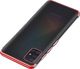 Hurtel Clear Color case żelowy pokrowiec etui z metaliczną ramką Samsung Galaxy A51 czerwony 1