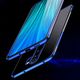 Hurtel Clear Color case żelowy pokrowiec etui z metaliczną ramką Xiaomi Redmi Note 8 Pro niebieski 3