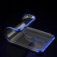 Hurtel Clear Color case żelowy pokrowiec etui z metaliczną ramką Xiaomi Redmi Note 8 Pro niebieski 9