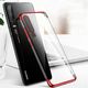 Hurtel Clear Color case żelowy pokrowiec etui z metaliczną ramką Huawei P Smart Pro / Huawei Y9s czerwony 4
