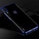 Hurtel Clear Color case żelowy pokrowiec etui z metaliczną ramką Huawei P Smart 2019 czerwony 12