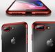 Hurtel Clear Color case żelowy pokrowiec etui z metaliczną ramką iPhone 8 Plus / iPhone 7 Plus czarny 8