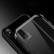Hurtel Clear Color case żelowy pokrowiec etui z metaliczną ramką iPhone XS / iPhone X czerwony 18