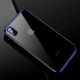 Hurtel Clear Color case żelowy pokrowiec etui z metaliczną ramką iPhone XS / iPhone X czerwony 10