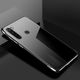 Hurtel Clear Color case żelowy pokrowiec etui z metaliczną ramką Motorola G8 Plus czarny 2