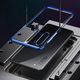 Hurtel Clear Color case żelowy pokrowiec etui z metaliczną ramką Motorola G8 Plus niebieski 14