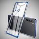 Hurtel Clear Color case żelowy pokrowiec etui z metaliczną ramką Motorola G8 Plus niebieski 5