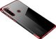 Hurtel Clear Color case żelowy pokrowiec etui z metaliczną ramką Motorola G8 Plus czerwony 1