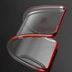Hurtel Clear Color case żelowy pokrowiec etui z metaliczną ramką Motorola G8 Plus czerwony 9