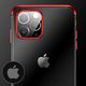 Hurtel Clear Color case żelowy pokrowiec etui z metaliczną ramką iPhone 11 czerwony 12
