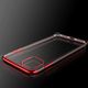 Hurtel Clear Color case żelowy pokrowiec etui z metaliczną ramką iPhone 11 czerwony 3