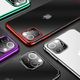 Hurtel Clear Color case żelowy pokrowiec etui z metaliczną ramką iPhone 11 czerwony 6