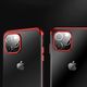 Hurtel Clear Color case żelowy pokrowiec etui z metaliczną ramką iPhone 11 czerwony 9