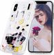Etui XIAOMI REDMI 8A Liquid Make Up Brokat różowe 1