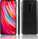 Etui Slim case Art nakładka skórzana XIAOMI REDMI NOTE 8 PRO czarne 1