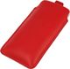 Pionowa skórzana wsuwka Vena SAMSUNG S8500 WAVE czerwona 1