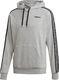 Adidas Bluza męska Essentials 3 Stripes PO FZ French Terry szara r. XXXL (DQ3091) 2