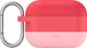Baseus Baseus silikonowe etui na słuchawki do Apple AirPods Pro + zawieszka różowy (WIAPPOD-E04) 1
