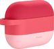 Baseus Baseus silikonowe etui na słuchawki do Apple AirPods Pro + zawieszka różowy (WIAPPOD-E04) 3