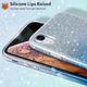 Etui IPHONE 11 PRO MAX Brokat Glitter srebrno-niebieskie 4