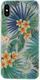 Etui Slim Art IPHONE XS liść i kwiat 1