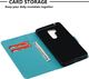 Etui portfel leather LG G7 złoty motyl 1